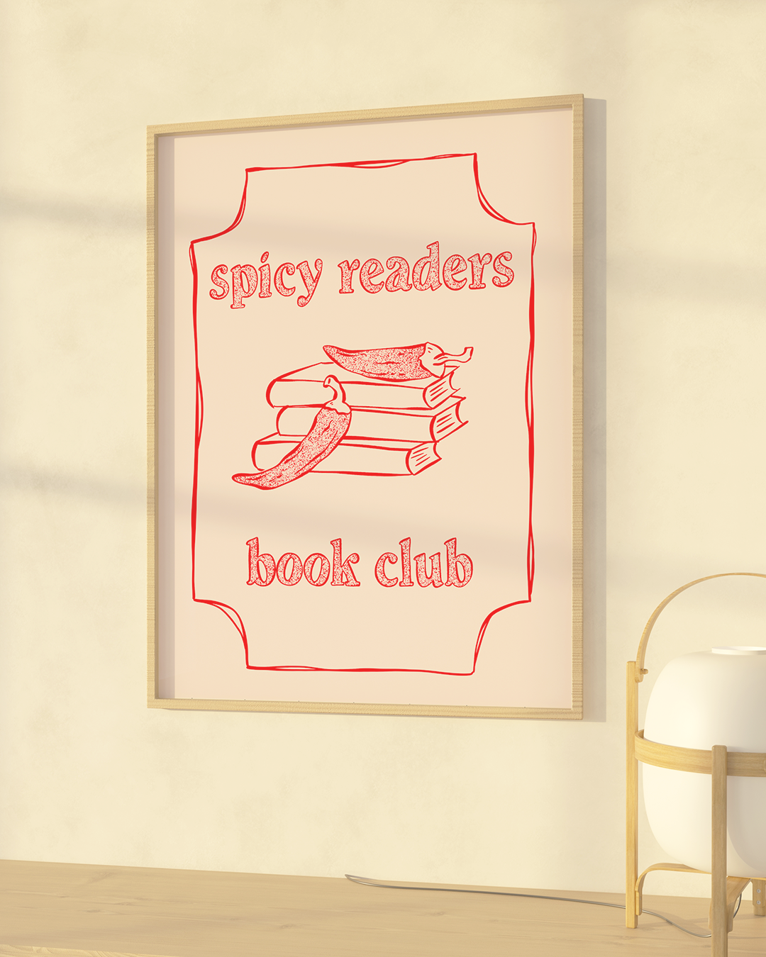 Spicy Book Club Print