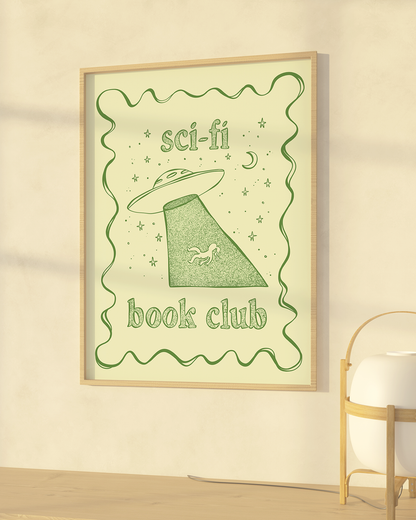 Sci-Fi Book Club Print