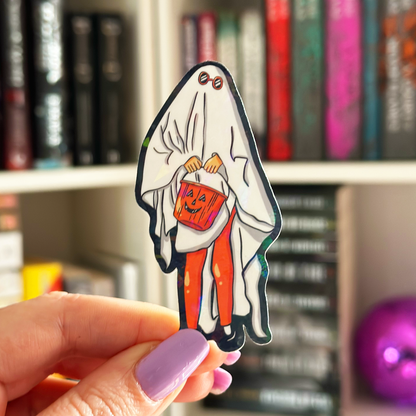 Trick or Treat Ghostie Sticker