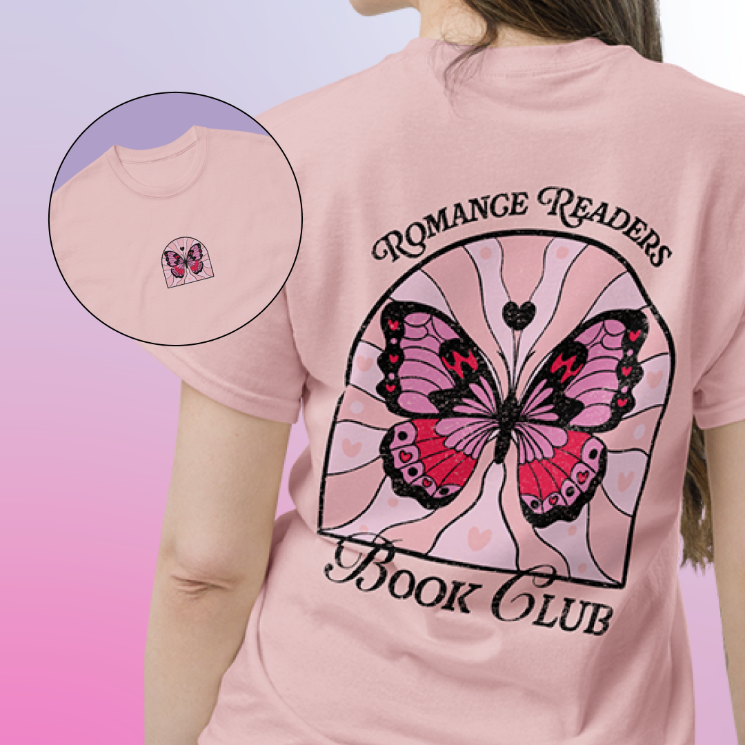 Romance Readers Book Club - Front and Back Print