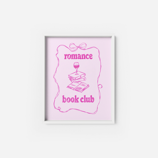 Romance Book Club Print