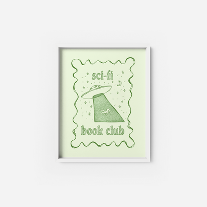 Sci-Fi Book Club Print