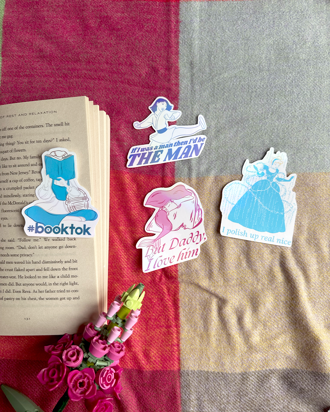 Belle Booktok Sticker