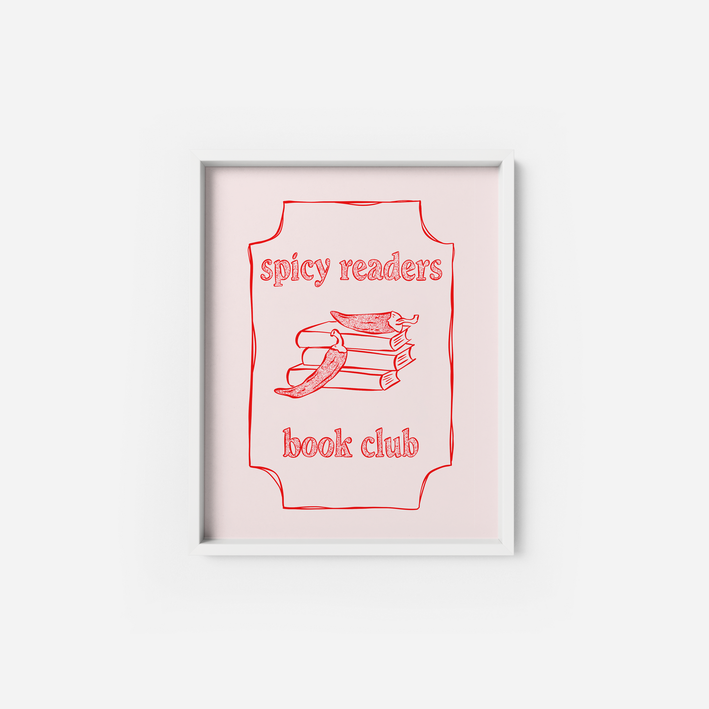 Spicy Book Club Print